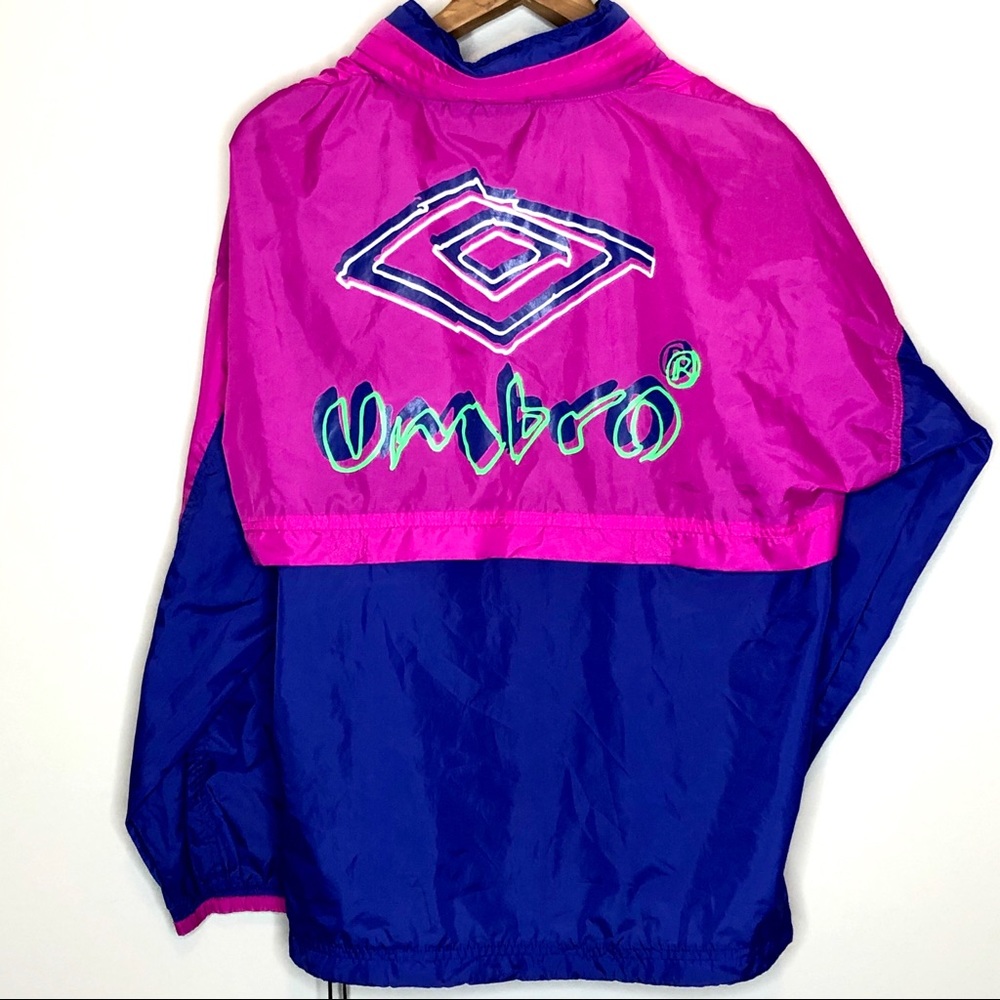 Vintage Umbro Parachute‎ Color Block Soccer size M